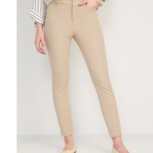 Old Navy Plus SizeWomen's High Waisted Pixie Skinny Ankle Pants Black 987